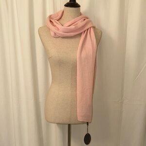 NWT Caroline Grace Pink Cashmere Scarf